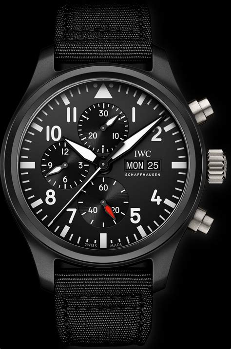 iwc pilot chronograph top gun|iwc schaffhausen top gun price.